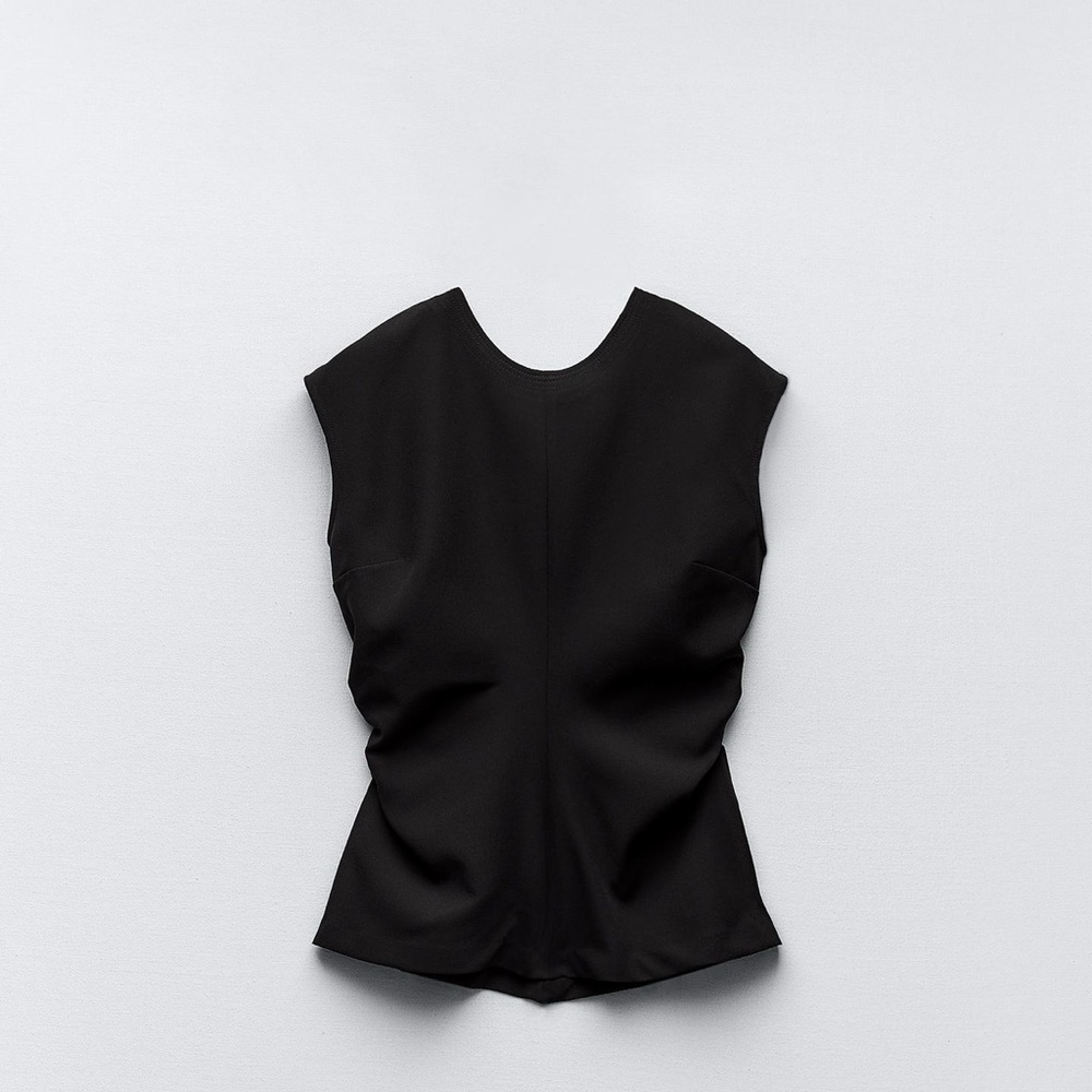 Zara Black Women's Sleeveless Top NWT